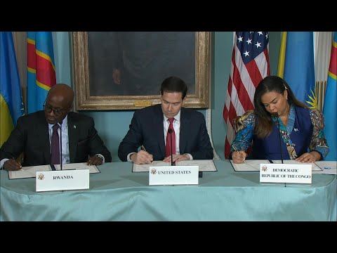 Rwanda and DR Congo sign peace deal in US after rebel sweep | AFP