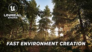 Creating a Forest Environment in Unreal Engine 5 - Timelapse