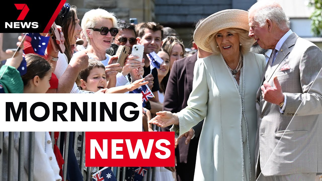 Australia welcomes King Charles and Queen Camilla as they begin their Royal tour down under | 7NEWS