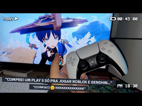 COMPREI UM PLAYSTATION 5 SÓ PARA JOGAR GENSHIN IMPACT KKKKKKKKK | vlog