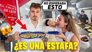 🇪🇸 PROBAMOS los TACOS CALLEJEROS con ESTRELLA MICHELIN en MÉXICO pero… 🇲🇽 **NO esperaba esto…**