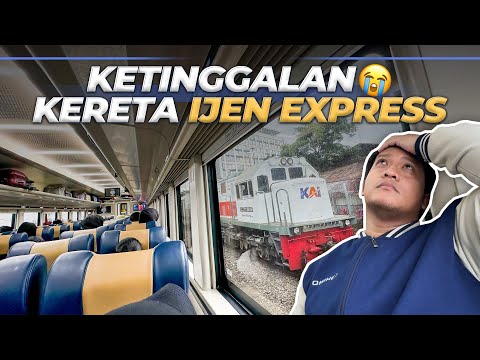 NYESEK BANGET DITINGGAL KERETA INI 😭 KA Ijen Express ke Banyuwangi