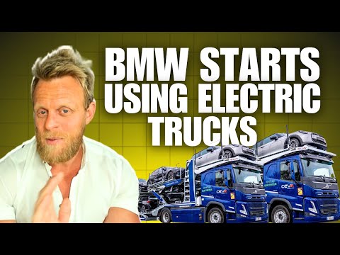 BMW Is shipping gas powered cars to dealers using Electric Trucks