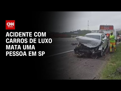 Acidente com carros de luxo mata uma pessoa em SP | CNN 360º