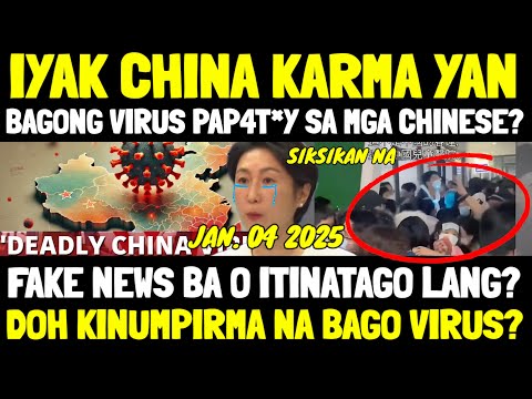 NAG KAKAGULO SA CHINA! CONFIRMED NAKA MAMAT4Y NA VIRUS SA CHINA? KARMA YAN SA INYO VIRUS NANAMAN