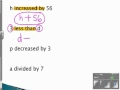 Exploring Expressions with Variables