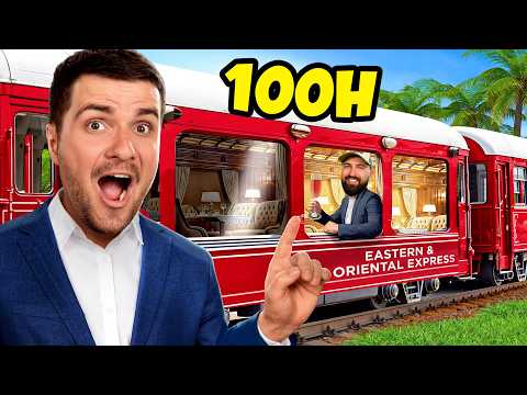 100H DANS LE TRAIN LE PLUS LUXUEUX DU MONDE !