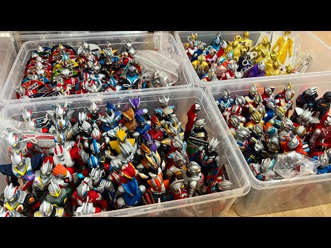 たくさんのウルトラマンのソフビを片付ける。そんだけ。【ソフビ】 ウルトラヒーローシリーズ 一般・限定・非売品ソフビコンプリート ★奥特曼 mainan Ultraman omega ウルトラマン