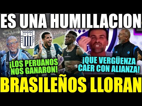 BRASILEÑOS EXPLOTARON! SE CREIAN GANADORES PERO ALIANZA LIMA HUMILLÓ A GREMIO EN COPA SUDAMERICANA