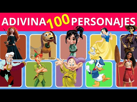 ✨🎭 ¡ADIVINA los 100 PERSONAJES ANIMADOS Solo Viendo su SILUETA! 🎮🧩 ¡Desafío DIVERTIDO! 🎉