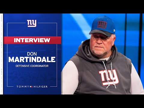 Defensive Coordinator Don Martindale on Building the Giants' Defense video clip