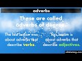 Exploring Adverbs of Degree in English