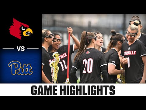 Louisville vs Pitt Game Highlights | 2024 ACC Women's Lacrosse