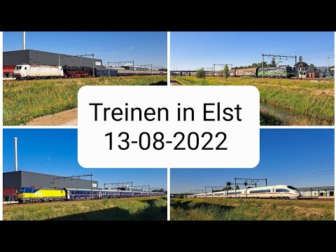 Treinen in Elst 13-08-2022