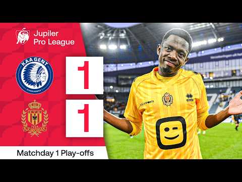 Temps forts du match Gent - KV Mechelen