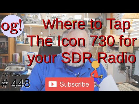 Where to Tap the Icom 7300 for your SDR Radio