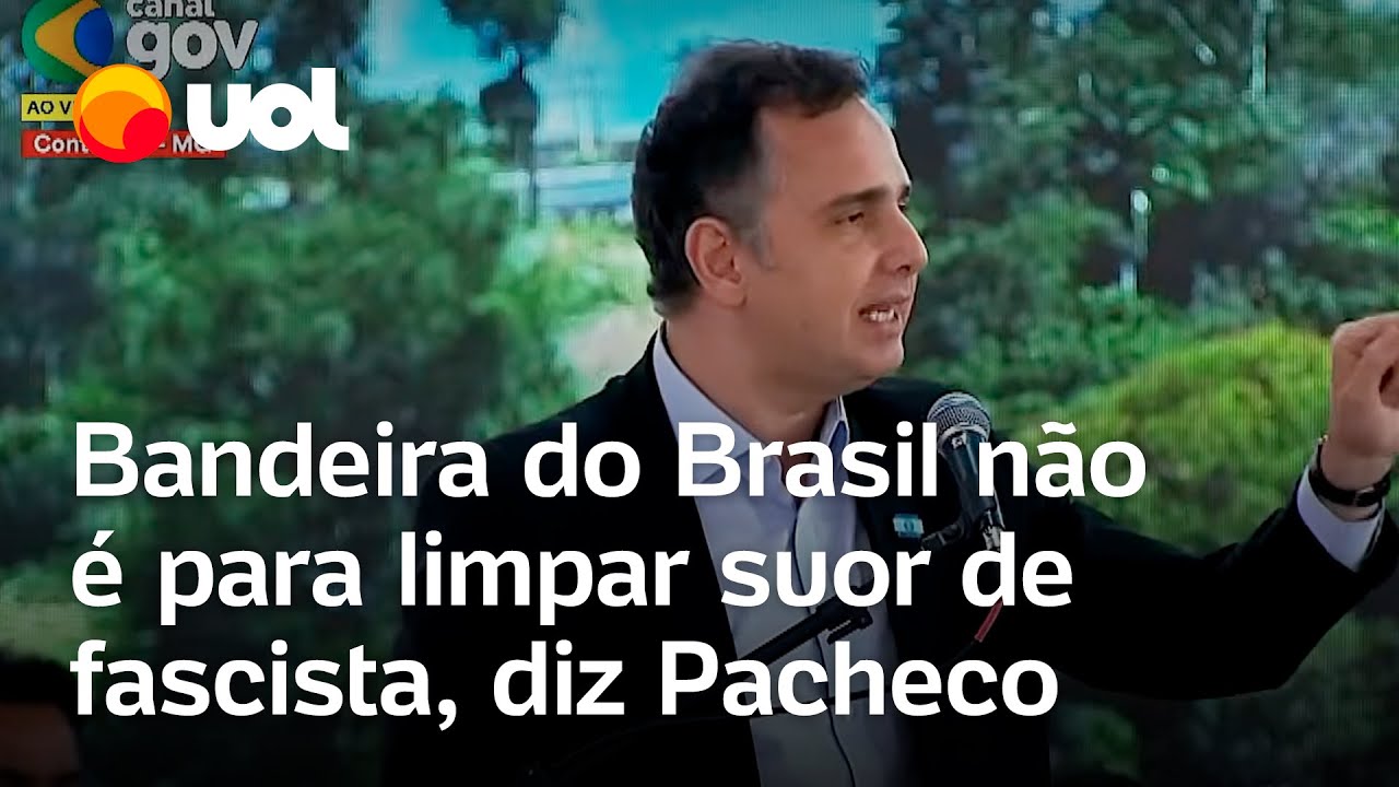 Pacheco sobe o tom e diz que quem trabalha contra o Brasil no exterior é traidor da pátria
