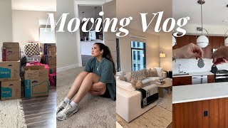 MOVING DAY! getting our keys, unpacking, first night in the new apartment
