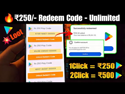 ( Unlimited ) Free Redeem Code For | how to get free redeem code | Free Google Play Redeem Code 2025