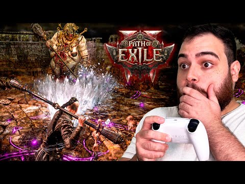 PATH OF EXILE 2 - Gameplay derrotando CHEFÃO ÉPICO com MONGE APELÃO!