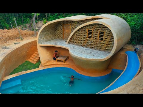 100 Days Building A Modern Underground Millionaire House With Private Swimming Pool [ Full Video ]