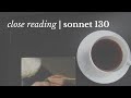 Analysis of Shakespeare's Sonnet 130