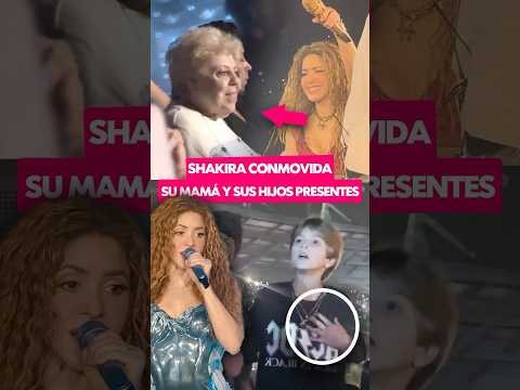 Shakira no Aguantó: Llora por su Mamá y sus Hijos al Cantar sus canciones, Mensaje a su padre #lmynl