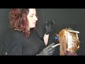 Hair Color Application Process