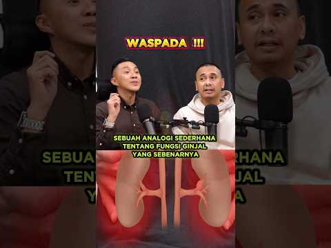 SEBUAH ANALOGI SEDERHANA TENTANG FUNGSI GINJAL YANG SEBENARNYA