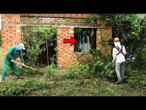 We Ran Away In Fear When We Discovered A Ghost Girl Hiding In An Abandoned House | Clean Up