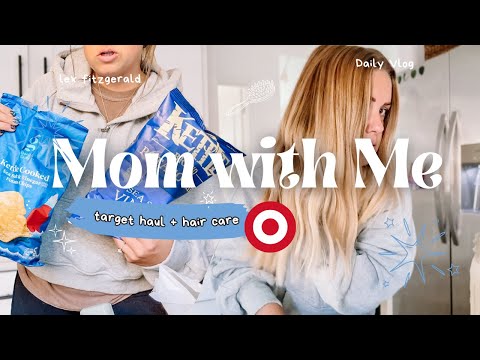 MOM WITH ME-  Budget Healthy Target Haul and Why My Hair is Healthy