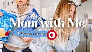 MOM WITH ME-  Budget Healthy Target Haul and Why My Hair is Healthy