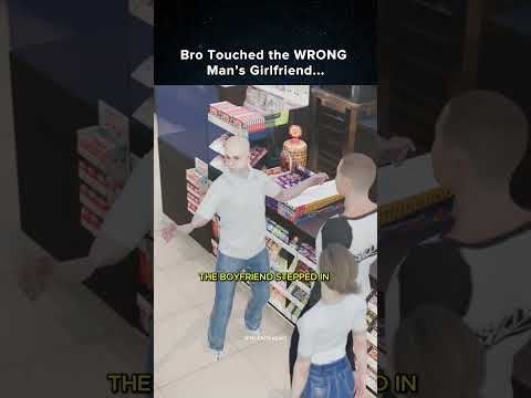 Big Mistake Touching his Girlfriend... #shorts #story #girlfriend #protect