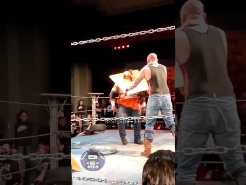 Maff is a beast #deathmatch #deathmatchwrestling #RestStop203 #fyp #wrestling #wwe #aew #icwnhb