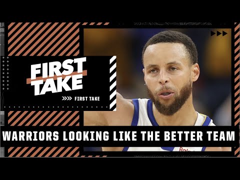 JJ Redick: The Warriors look like the better team! | First Take video clip