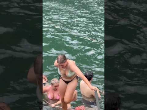 Feel the Rush 🌊 | Jump the Falls in Pure Freedom #travel #waterfall