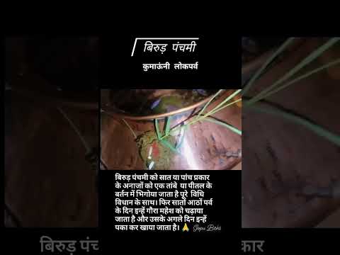 kumaoni tyohar saatu or aatu#birudh panchami#kumaonifestival #shortvideo