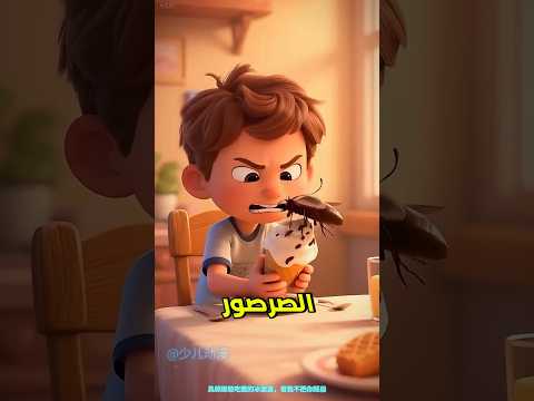 هذا الصرصور أكل الآيس كريم الخاص بي وهذا ما حدث 😬🔥؟؟
