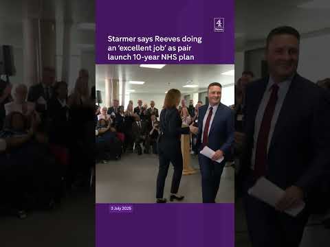 Reeves doing 'excellent job' says Starmer