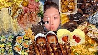 먹방 유튜버 살 안찌는 이유!?🔥 JMT빵집 발견!! 과일모찌, 마라탕, 1박2일 부산여행, 워터밤, 디다샷, 맛집&카페 추천, 자기관리 브이로그, 미라클모닝, 프리랜서 일상