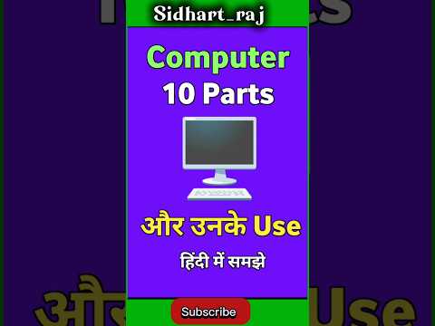 Computer ke 10 Important Parts | Naam aur Unka Kaam Hindi Mein Samjho
