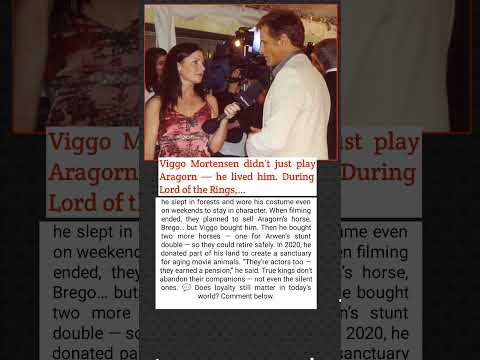 Viggo Mortensen’s Real-Life Loyalty: The King Who Never Abandoned His Companions | #shorts