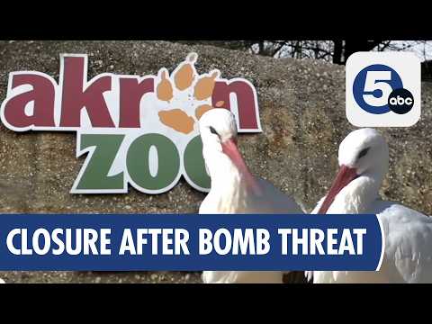 Akron Zoo evacuated, closed due to bomb threat