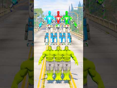 <strong>SPIDER</strong>-MAN <strong>AND</strong> ROBOT <strong>SPIDER</strong>-MAN IN DANGER ! HULK SAVES <strong>AND</strong> TAKE REVENGE #shorts