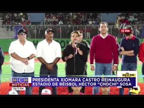 Discurso de la presidenta Xiomara Castro en la remodelación del Chochi Sosa