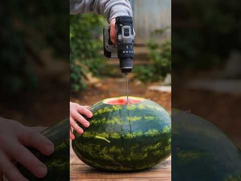 Deliciously refreshing watermelon juice 🍉 no expensive gadget needed!
