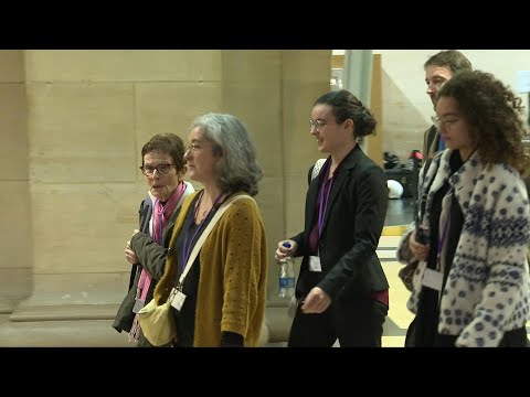 Relatives of slain French teacher Paty arrive for court hearing | AFP