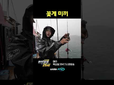 그녀의 꽃게낚는 비법 #꽃게낚시 #<strong>현장출동</strong>