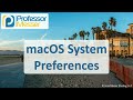 Mac OS System Preferences Overview