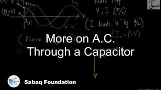 More on A.C. Through a Capacitor